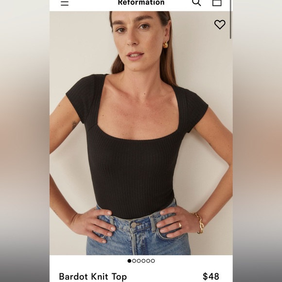 Reformation Bardot Knit Top - Picture 4 of 4